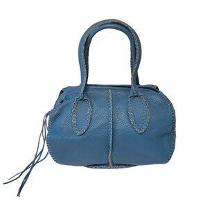 Carlos Falchi Blue Handbag